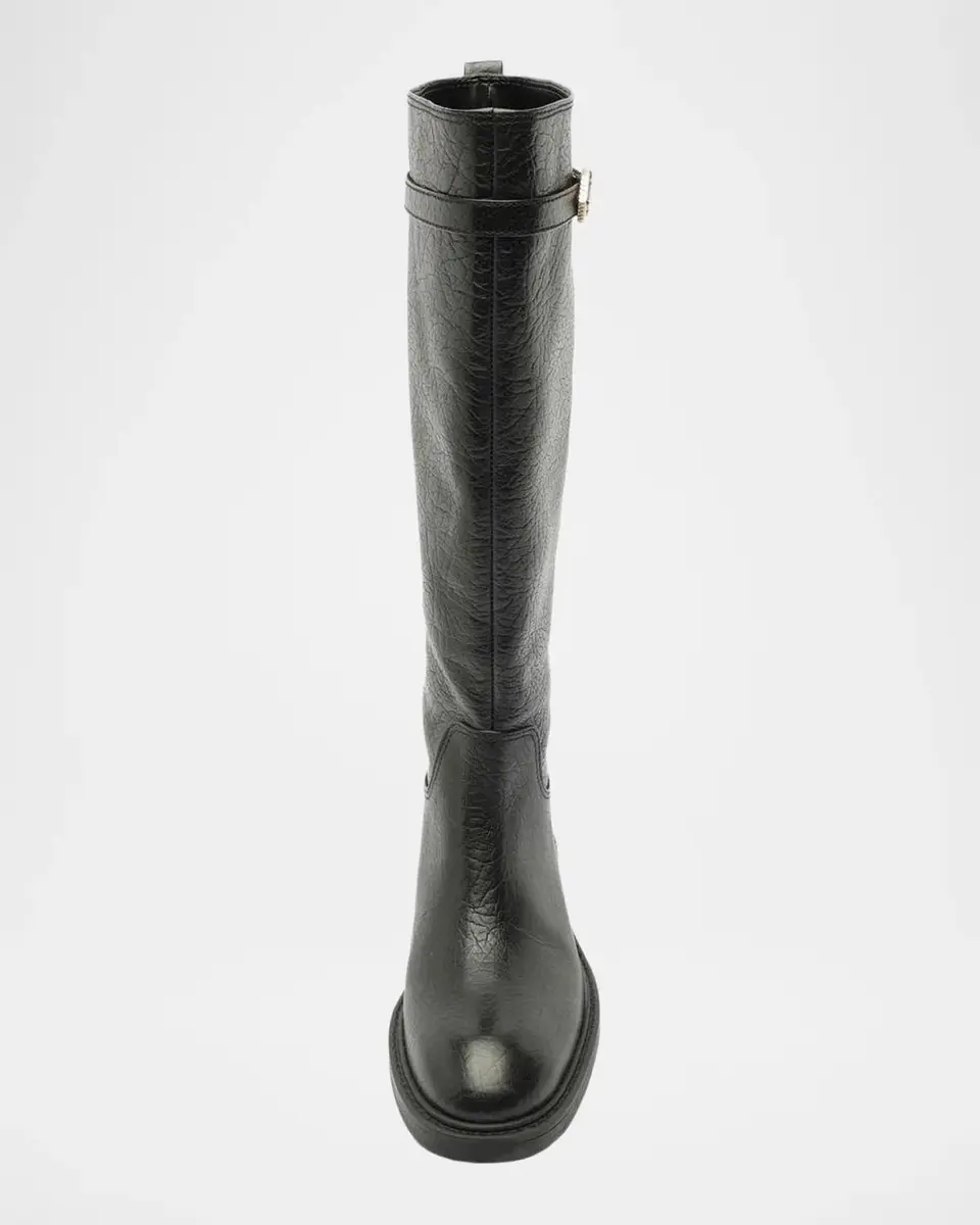 Schutz 35mm Bianca Crinkled Leather Knee-High Boots | Thumbnail 5 Schutz 35mm Bianca Crinkled Leather Knee-High Boots | Thumbnail 5