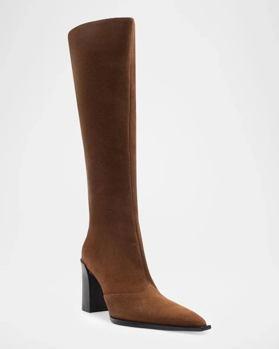 Schutz 85mm Raffaela Suede Knee-High Boots | Thumbnail 2 Schutz 85mm Raffaela Suede Knee-High Boots | Thumbnail 2