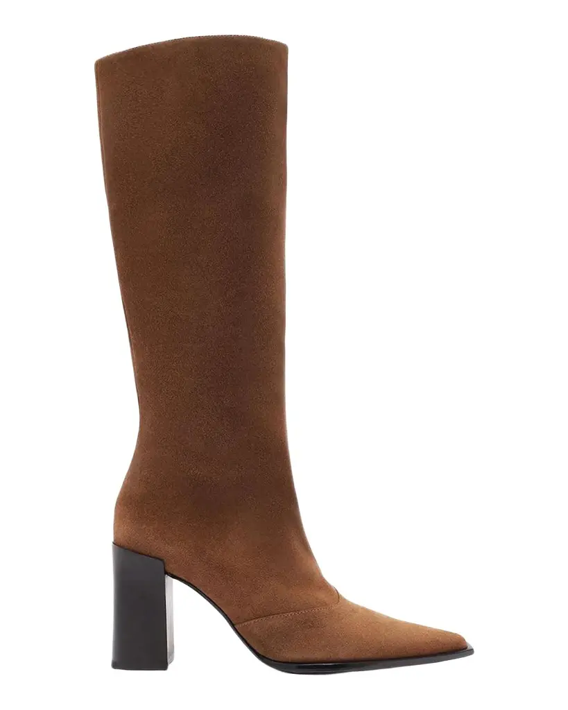 Schutz 85mm Raffaela Suede Knee-High Boots