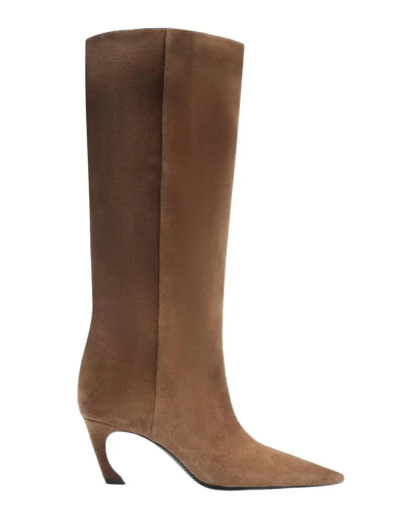 Schutz 70mm Lexi Suede Knee-High Boots