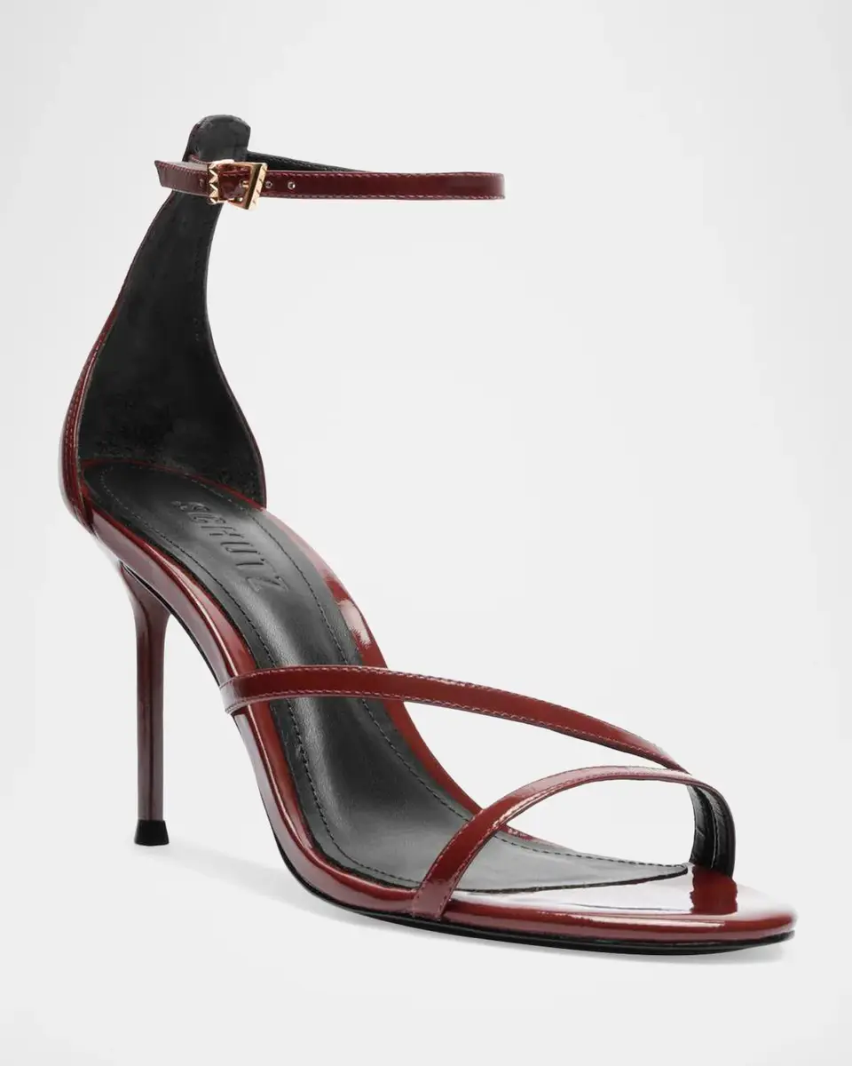 Schutz 90mm Tessa Patent Leather Ankle-Strap Sandals | Thumbnail 2 Schutz 90mm Tessa Patent Leather Ankle-Strap Sandals | Thumbnail 2