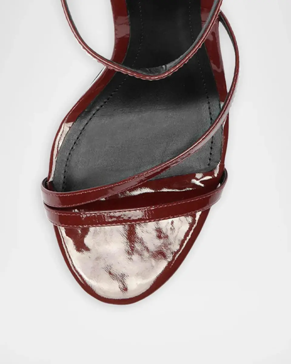 Schutz 90mm Tessa Patent Leather Ankle-Strap Sandals | Thumbnail 4 Schutz 90mm Tessa Patent Leather Ankle-Strap Sandals | Thumbnail 4