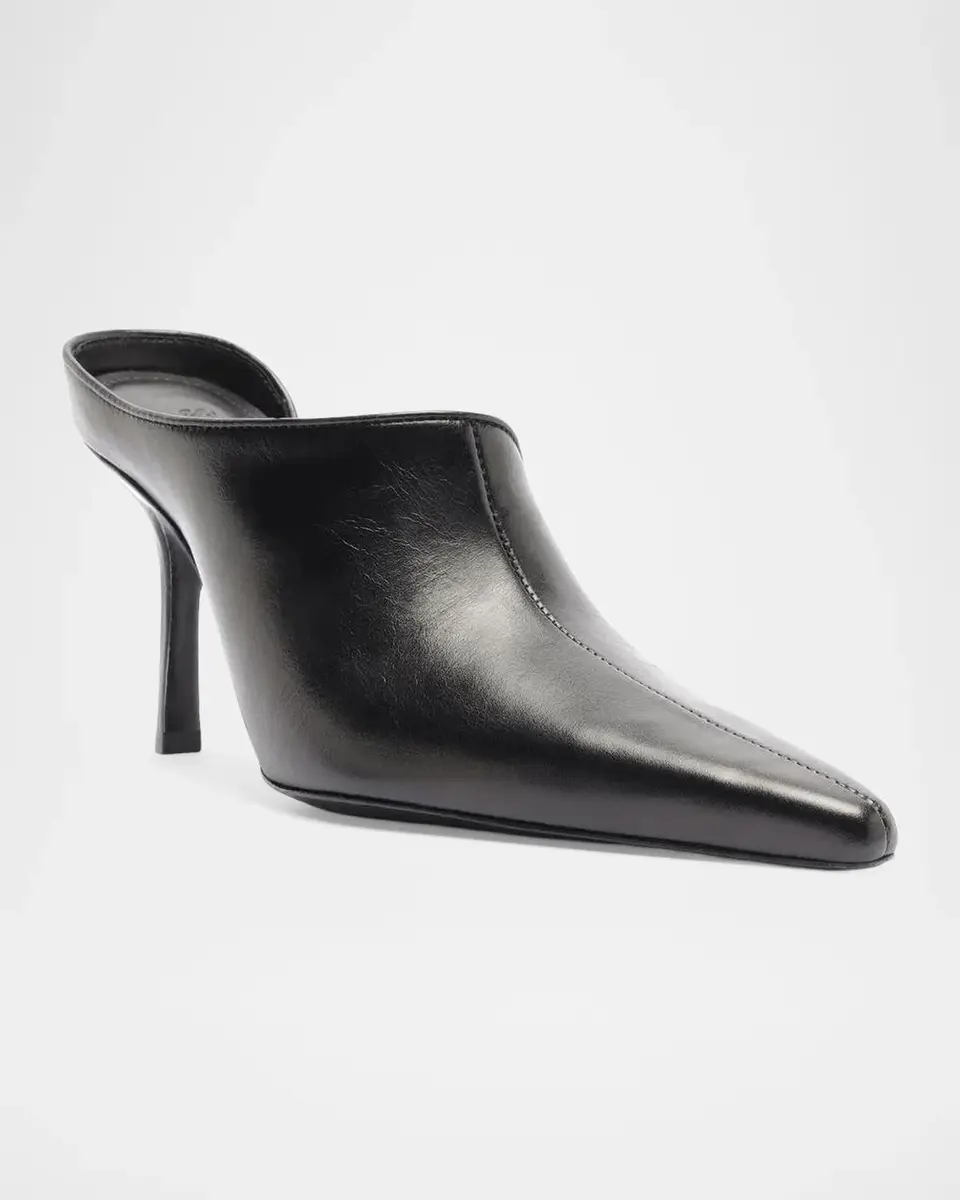 Schutz 85mm Abby Leather Mule Pumps | Thumbnail 2