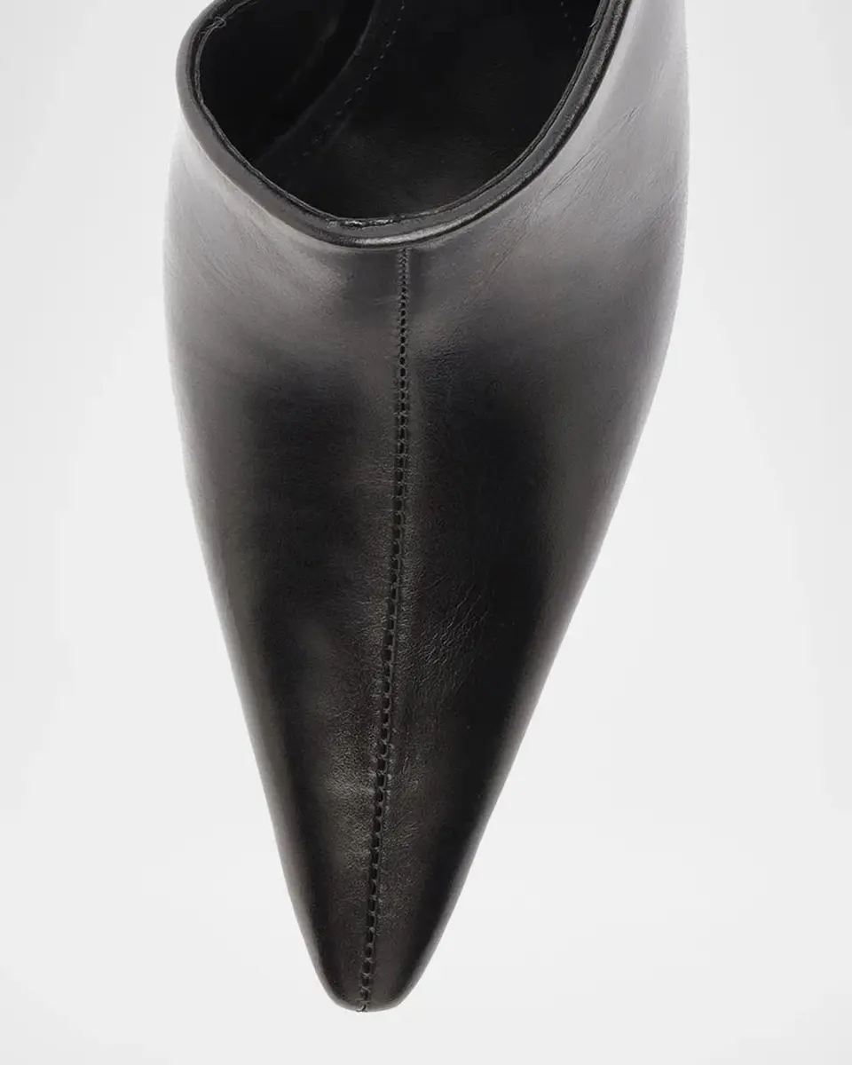 Schutz 85mm Abby Leather Mule Pumps | Thumbnail 4