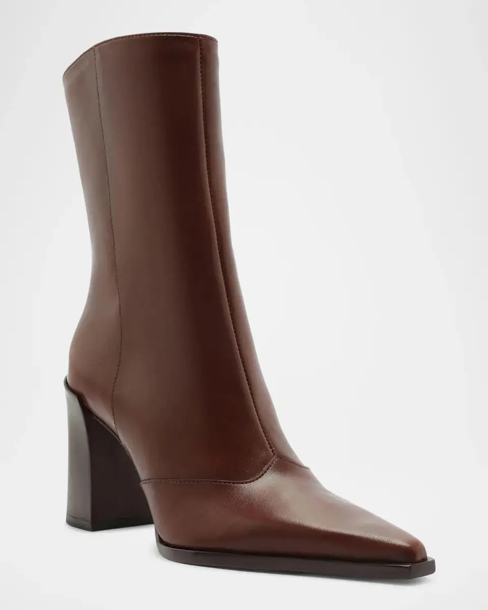 Schutz 85mm Raffaela Leather Ankle Boots | Thumbnail 2