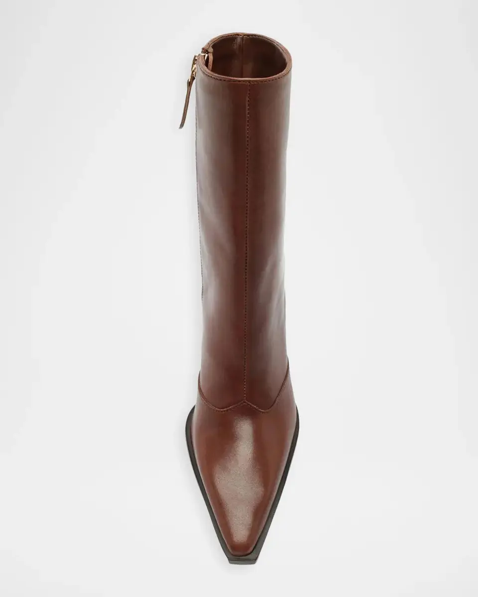 Schutz 85mm Raffaela Leather Ankle Boots | Thumbnail 5