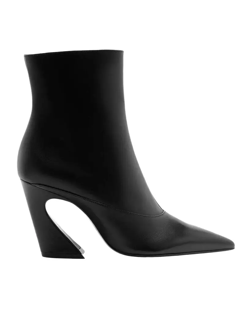 Schutz 85mm Lexi Leather Ankle Boots