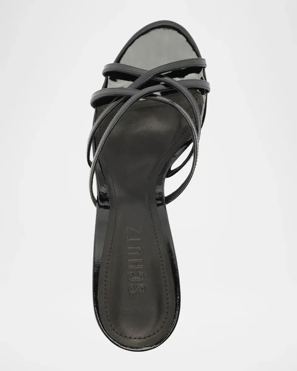 Schutz 90mm Marion Strappy Patent Leather Sandals | Thumbnail 5 Schutz 90mm Marion Strappy Patent Leather Sandals | Thumbnail 5