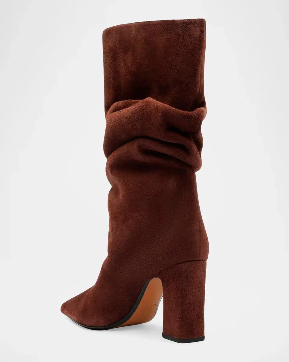 Schutz 85mm Harriet Slouchy Suede Booties | Thumbnail 3 Schutz 85mm Harriet Slouchy Suede Booties | Thumbnail 3