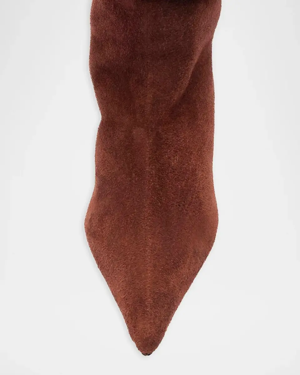 Schutz 85mm Harriet Slouchy Suede Booties | Thumbnail 4 Schutz 85mm Harriet Slouchy Suede Booties | Thumbnail 4