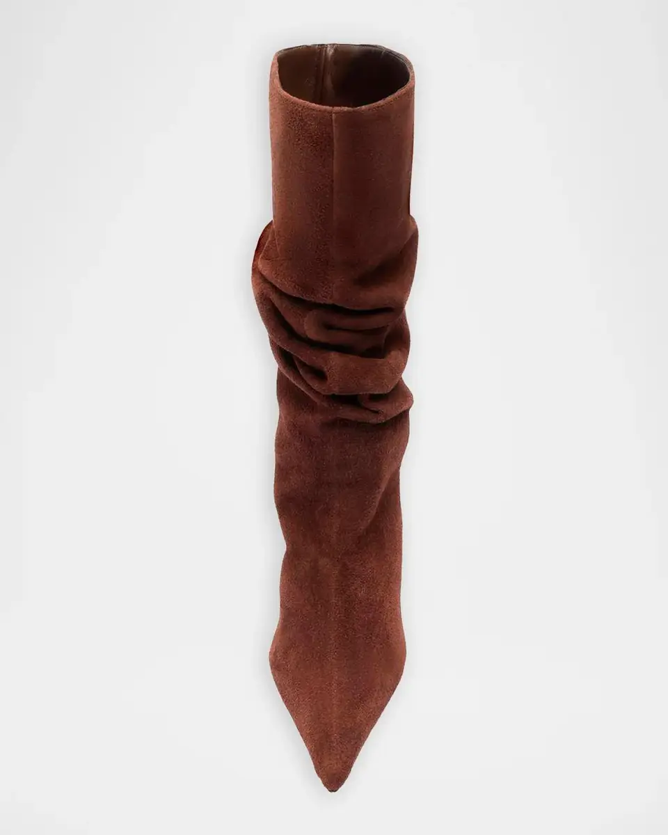 Schutz 85mm Harriet Slouchy Suede Booties | Thumbnail 5 Schutz 85mm Harriet Slouchy Suede Booties | Thumbnail 5