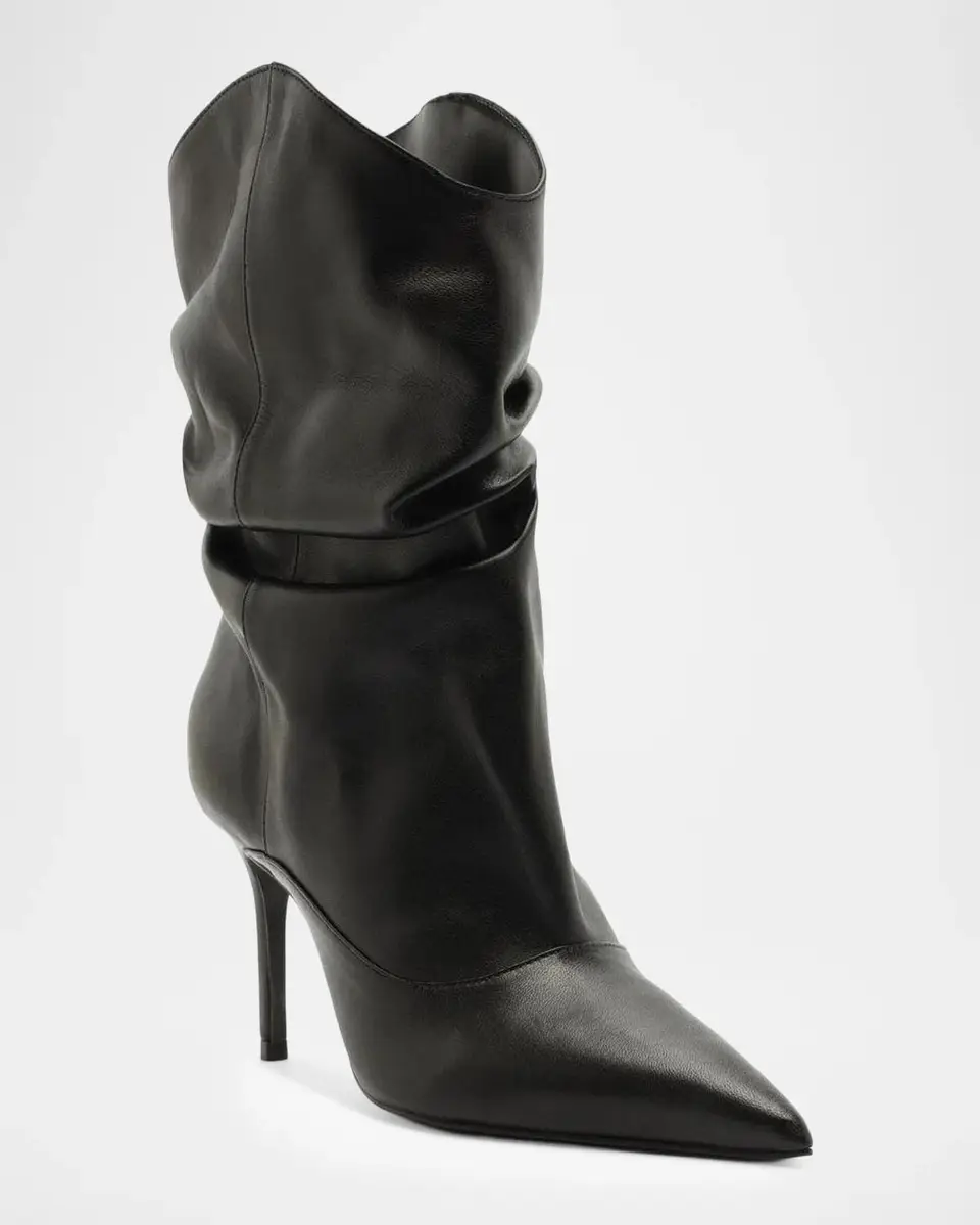 Schutz 85mm Maryana Leather Slouch Ankle Booties | Thumbnail 2 Schutz 85mm Maryana Leather Slouch Ankle Booties | Thumbnail 2