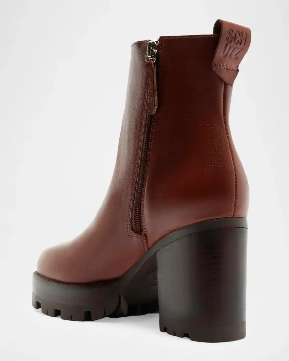 Schutz 85mm 240 Leather Ankle Booties | Thumbnail 3 Schutz 85mm 240 Leather Ankle Booties | Thumbnail 3
