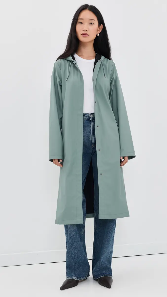 Rains A-Line Longer Jacket | Thumbnail 5 Rains A-Line Longer Jacket | Thumbnail 5