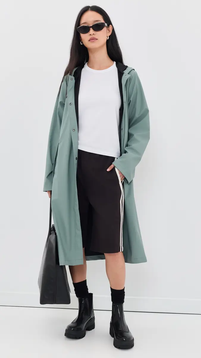 Rains A-Line Longer Jacket | Thumbnail 6 Rains A-Line Longer Jacket | Thumbnail 6