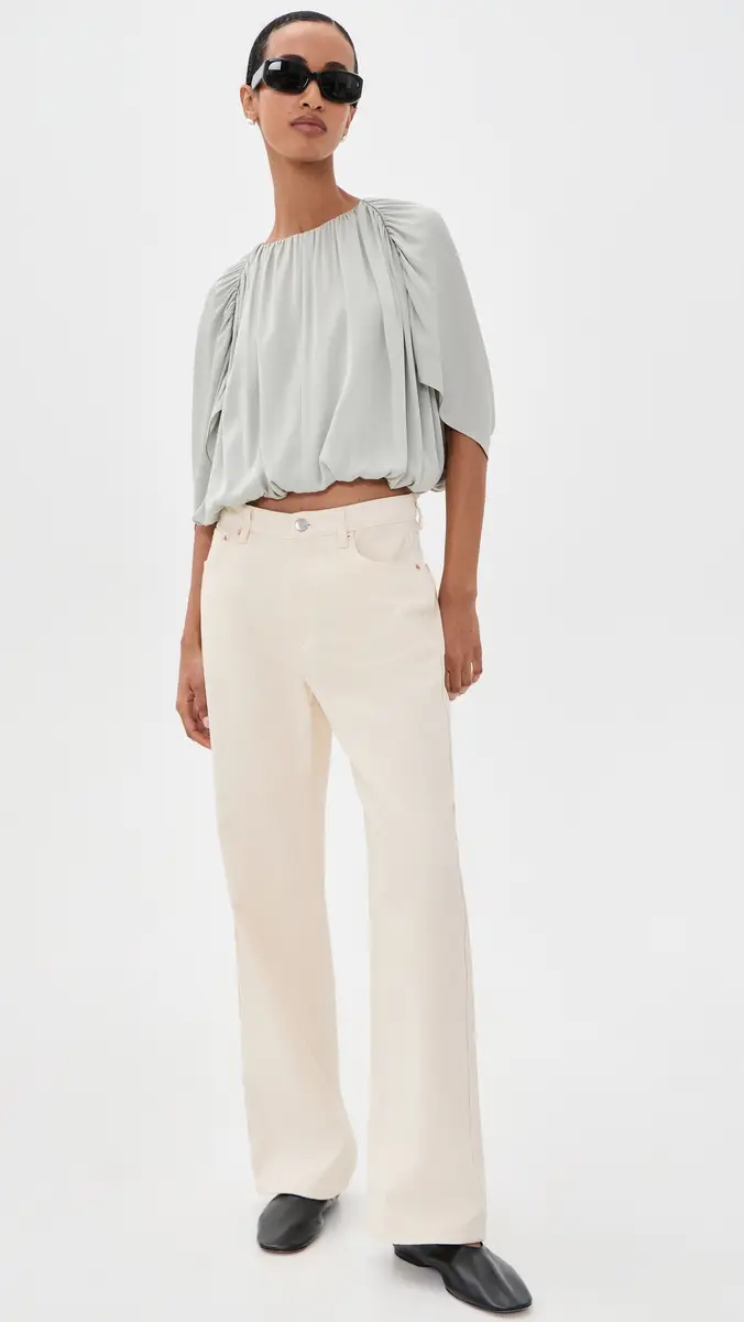 Vince Gathered Cape Bubble Blouse | Thumbnail 5 Vince Gathered Cape Bubble Blouse | Thumbnail 5