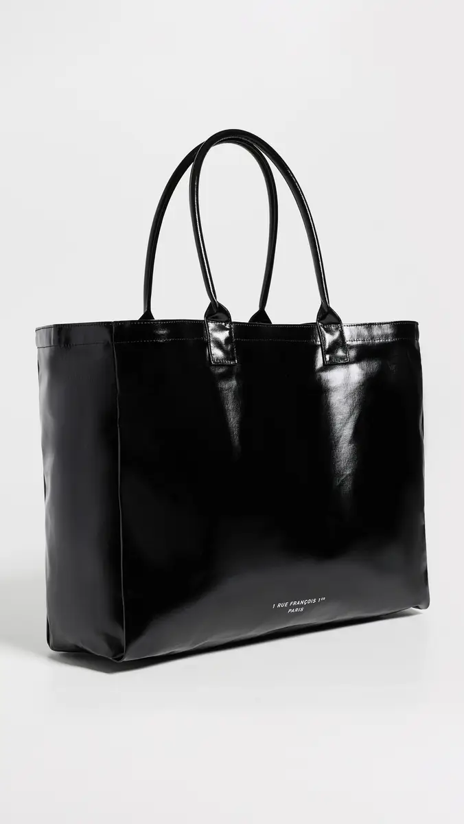 Anine Bing Leo Coated Canvas Tote Bag | Thumbnail 4 Anine Bing Leo Coated Canvas Tote Bag | Thumbnail 4