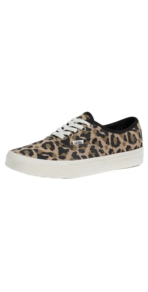 Vans Authentic Sneakers Leopard Black/Incense | Image 1 Vans Authentic Sneakers Leopard Black/Incense | Image 1