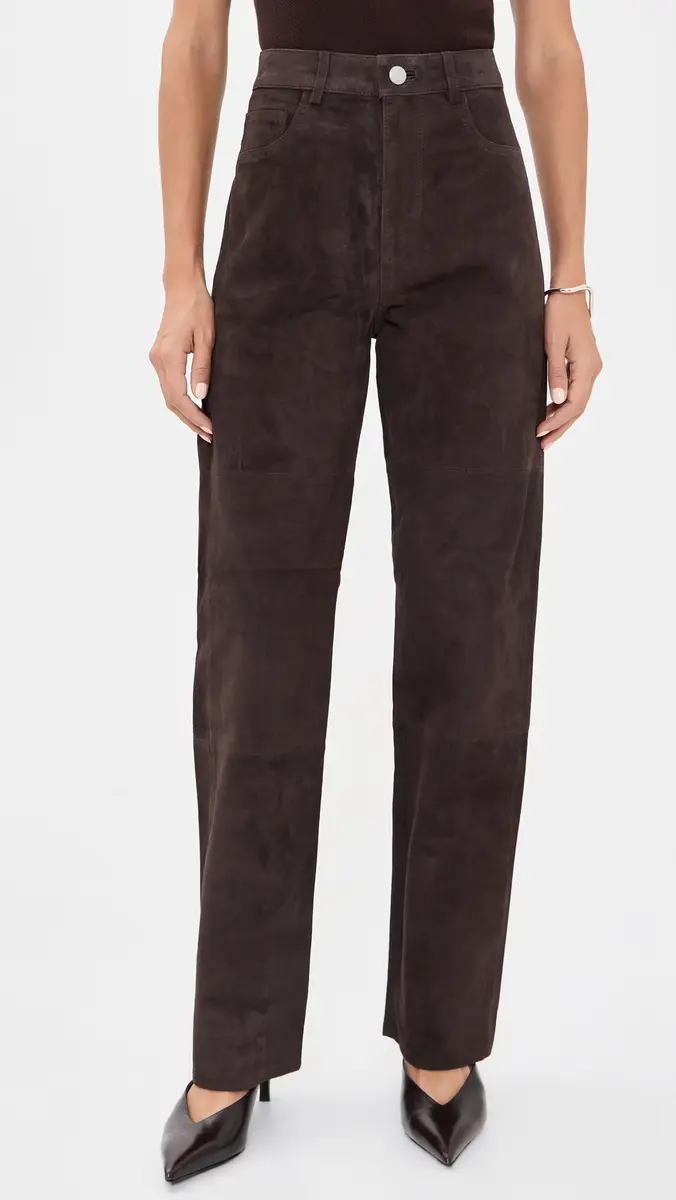 DL1961 Dakota Slim Straight Suede Pants | Thumbnail 2 DL1961 Dakota Slim Straight Suede Pants | Thumbnail 2