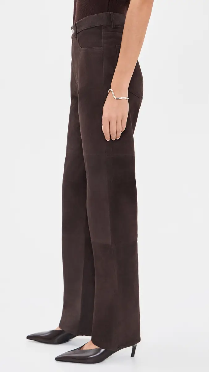 DL1961 Dakota Slim Straight Suede Pants | Thumbnail 4 DL1961 Dakota Slim Straight Suede Pants | Thumbnail 4