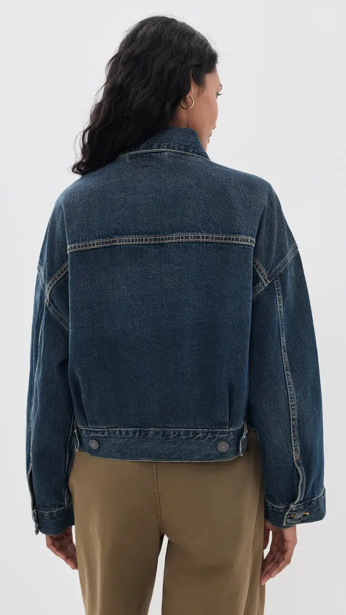 Levi's Loose Crop Trucker Denim Jacket | Thumbnail 3 Levi's Loose Crop Trucker Denim Jacket | Thumbnail 3