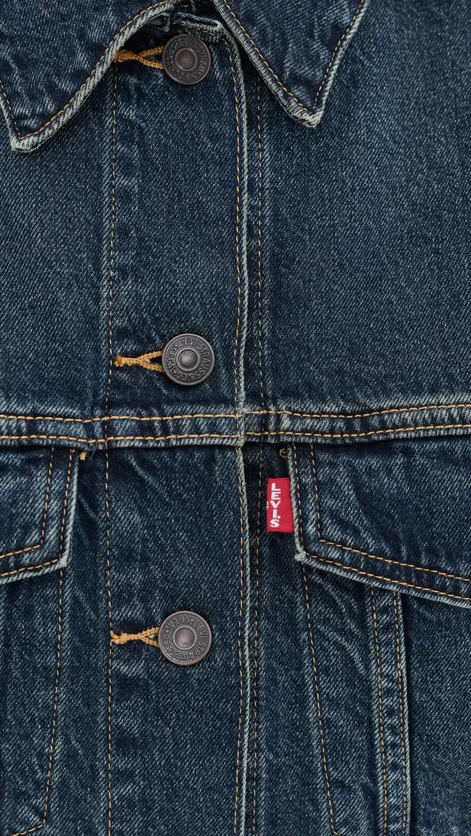 Levi's Loose Crop Trucker Denim Jacket | Thumbnail 6 Levi's Loose Crop Trucker Denim Jacket | Thumbnail 6