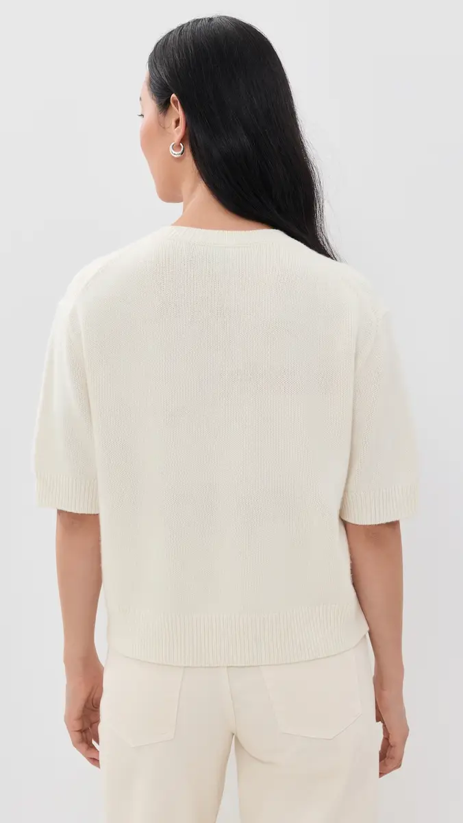 Theory Crop V Sweater Tee | Thumbnail 3