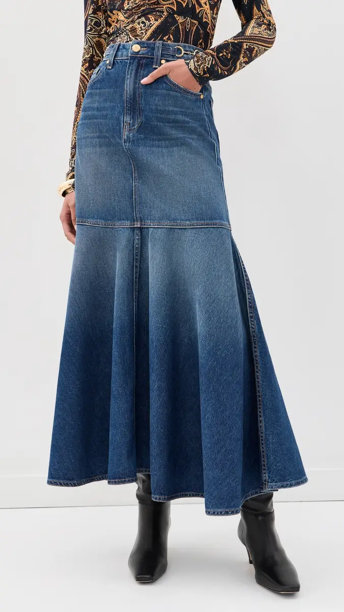 Ulla Johnson The Madelyn Denim Skirt | Thumbnail 2 Ulla Johnson The Madelyn Denim Skirt | Thumbnail 2