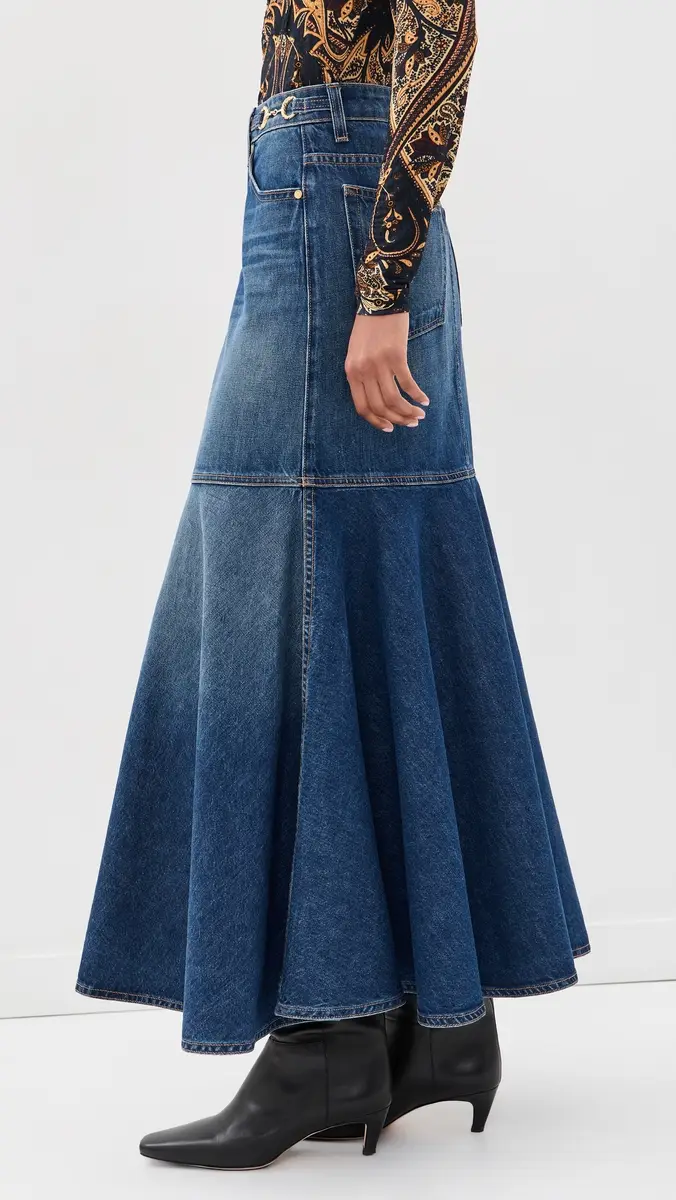 Ulla Johnson The Madelyn Denim Skirt | Thumbnail 4 Ulla Johnson The Madelyn Denim Skirt | Thumbnail 4