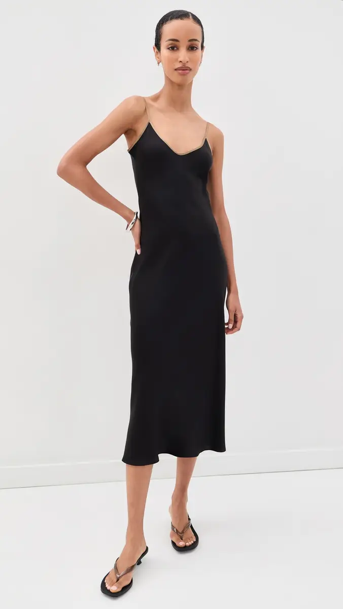 Comme Si Silk Bias Dress | Thumbnail 2 Comme Si Silk Bias Dress | Thumbnail 2