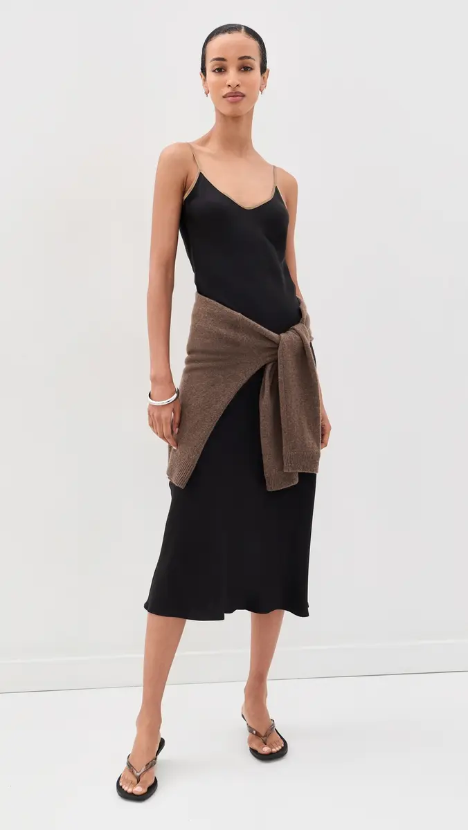 Comme Si Silk Bias Dress | Thumbnail 5 Comme Si Silk Bias Dress | Thumbnail 5
