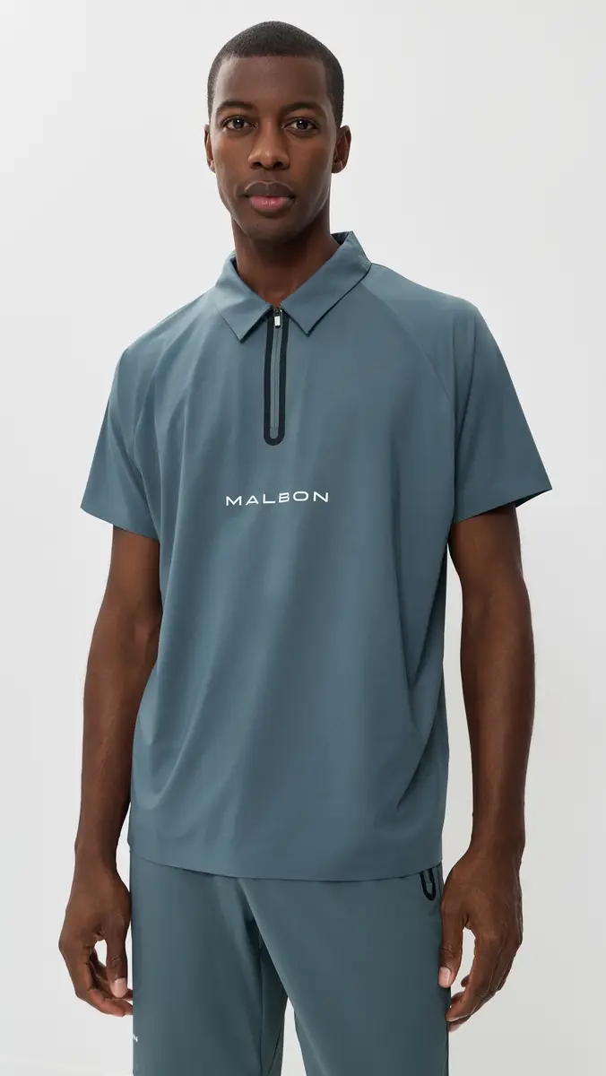 Malbon Performance Zip Raglan Polo | Thumbnail 2
