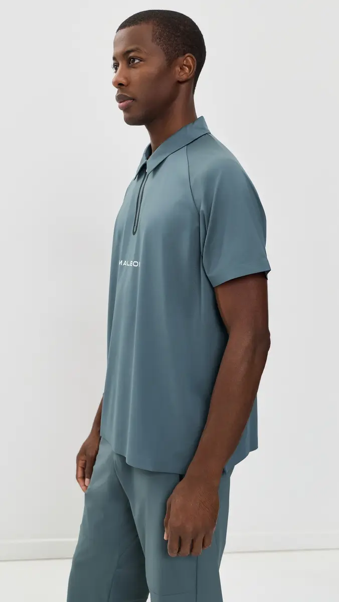Malbon Performance Zip Raglan Polo | Thumbnail 4