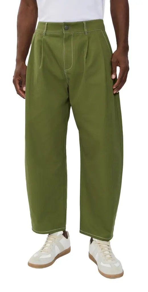 Malbon Station Pants Military Green | Image 1 Malbon Station Pants Military Green | Image 1