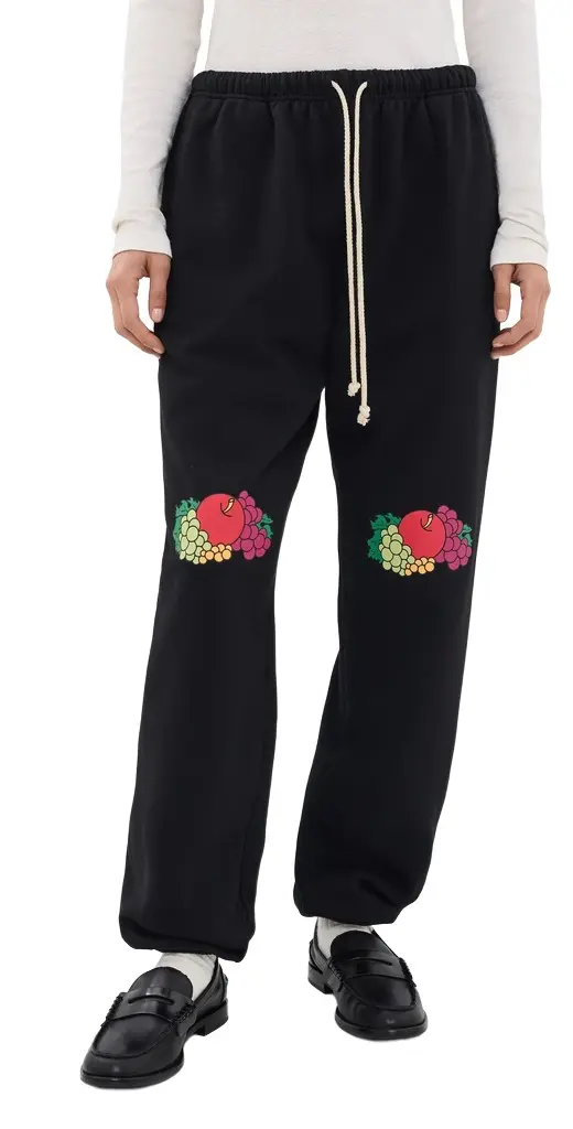 Hommegirls Homme Girls x Fruit Of The oom Double ogo Sweatpants Black | Image 1 Hommegirls Homme Girls x Fruit Of The oom Double ogo Sweatpants Black | Image 1