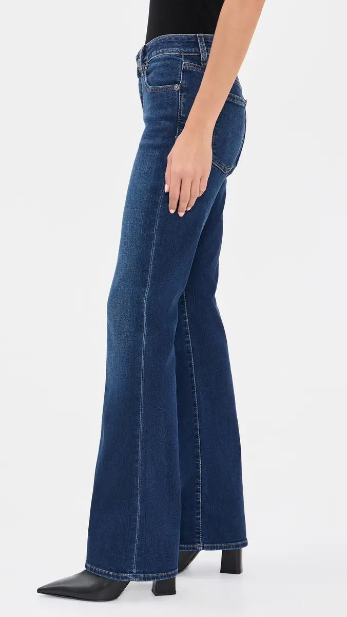 GOOD AMERICAN Good Low Rise Bootcut Jeans | Thumbnail 4 GOOD AMERICAN Good Low Rise Bootcut Jeans | Thumbnail 4