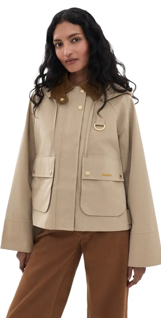 Barbour Terrington Showerproof Jacket Lt Trench/Ancient 2 | Image 1 Barbour Terrington Showerproof Jacket Lt Trench/Ancient 2 | Image 1