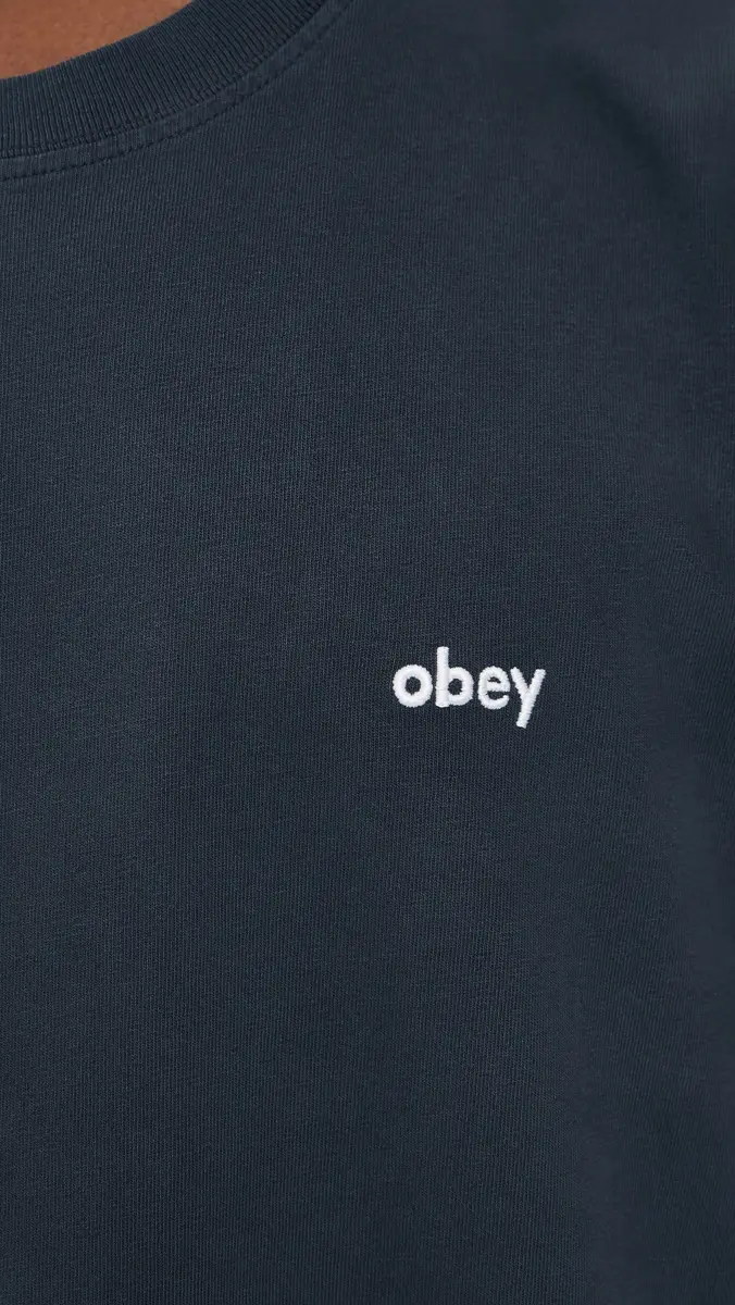 Obey Lowercase Short Sleeve Pigment Tee | Thumbnail 6 Obey Lowercase Short Sleeve Pigment Tee | Thumbnail 6