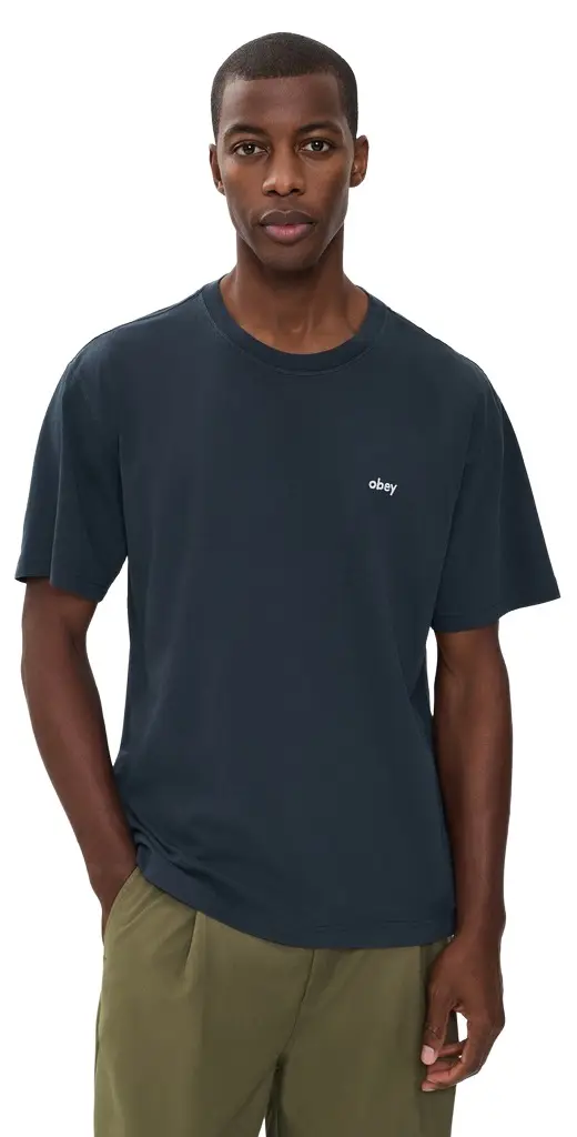 Obey Lowercase Short Sleeve Pigment Tee