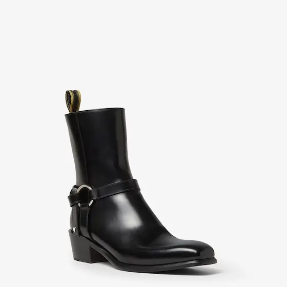 Fendi Double O Leather Ankle Boots | Thumbnail 2