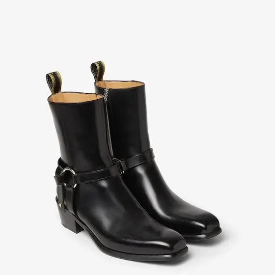 Fendi Double O Leather Ankle Boots | Thumbnail 4