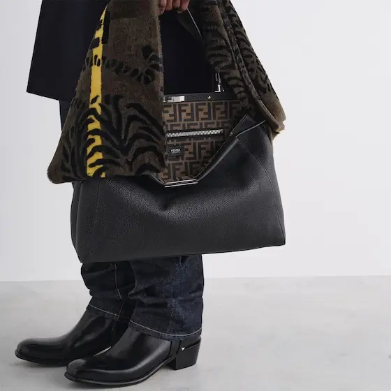 Fendi Double O Leather Ankle Boots | Thumbnail 5