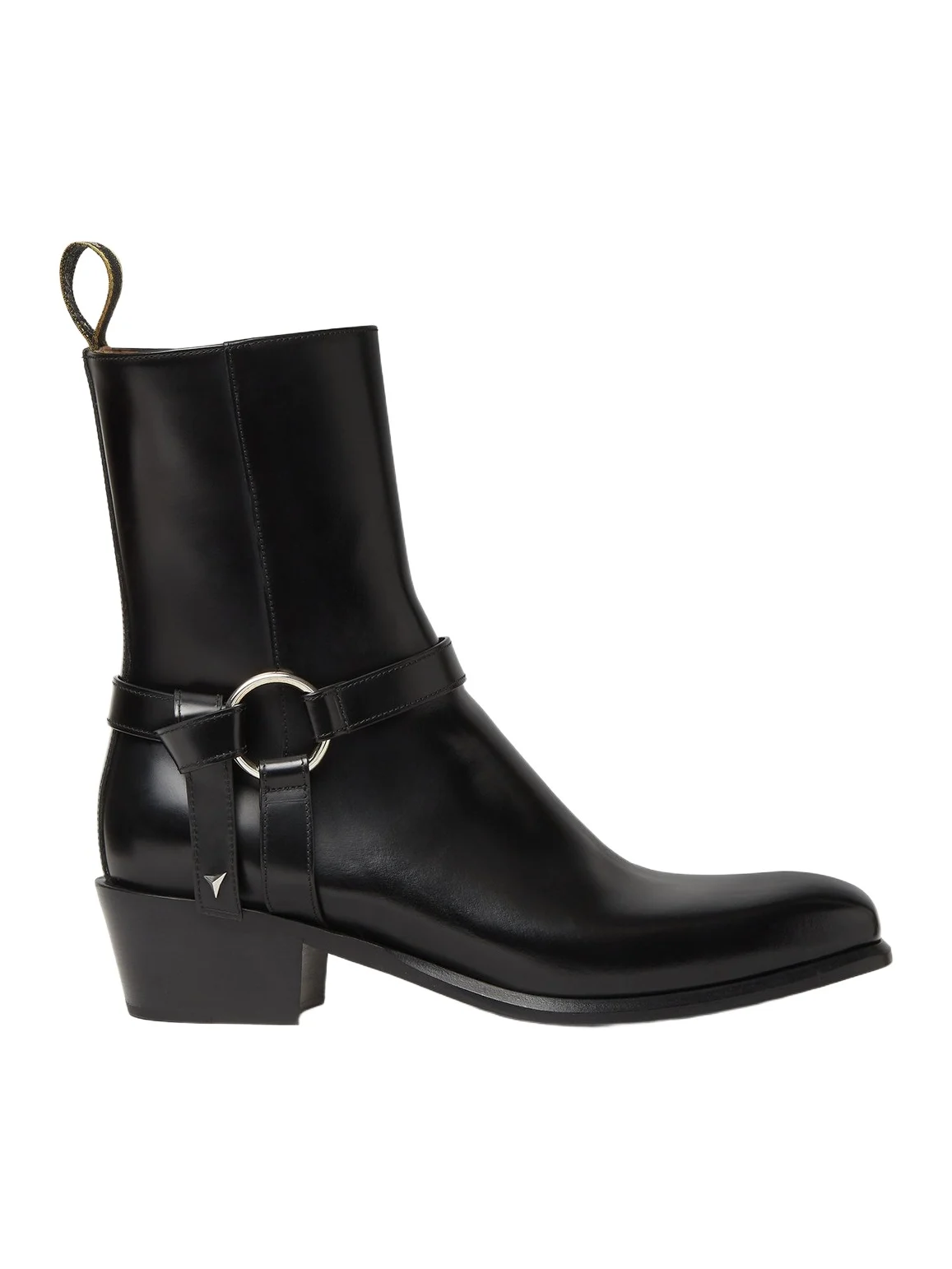 Fendi Double O Leather Ankle Boots