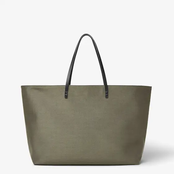 Fendi Roll Large Canvas Bag with Stencil Print | Thumbnail 3