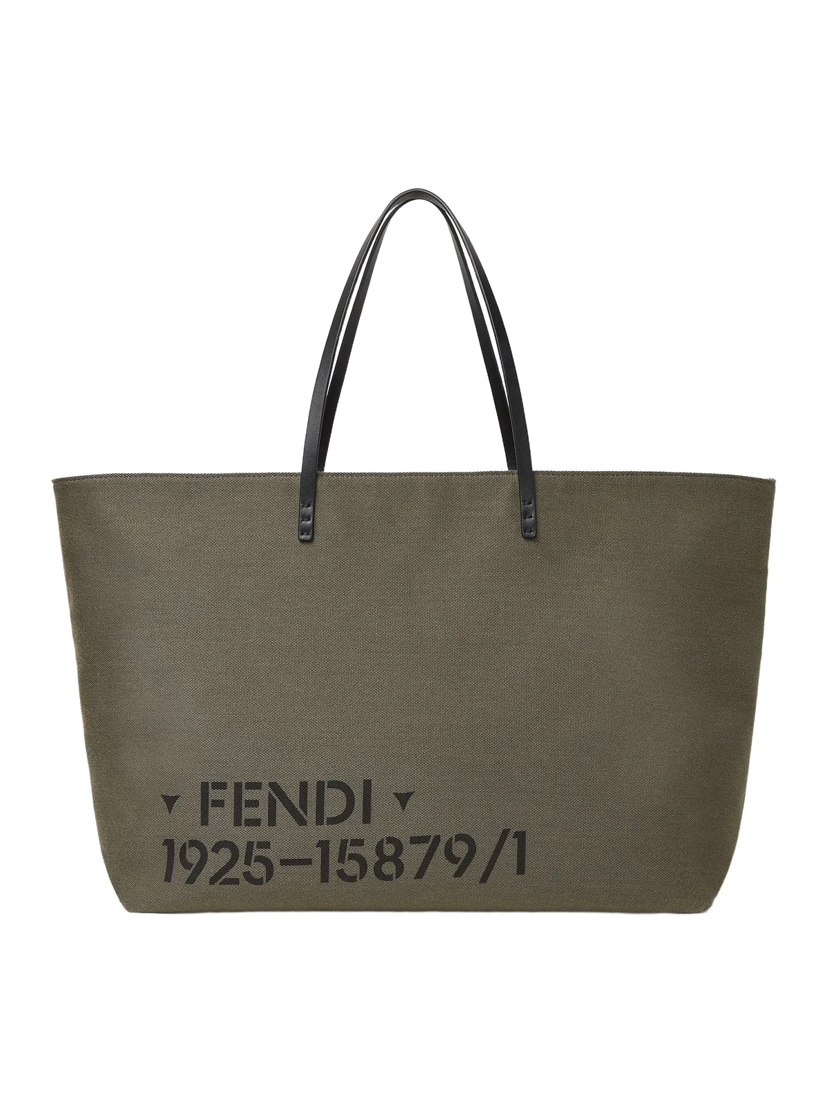 Roll Large Canvas Bag with Stencil Print Roll Large Canvas Bag with Stencil Print
