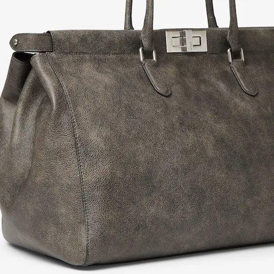 Fendi Peekaboo Tote Large Vintage-Effect Leather Bag | Thumbnail 5 Fendi Peekaboo Tote Large Vintage-Effect Leather Bag | Thumbnail 5