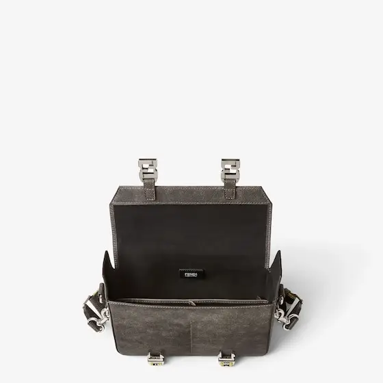 Fendi Flow Small Vintage-Effect Leather Bag | Thumbnail 4 Fendi Flow Small Vintage-Effect Leather Bag | Thumbnail 4