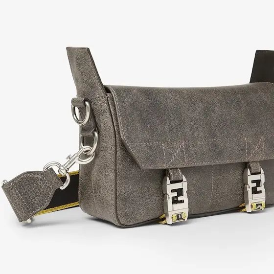 Fendi Flow Small Vintage-Effect Leather Bag | Thumbnail 5 Fendi Flow Small Vintage-Effect Leather Bag | Thumbnail 5