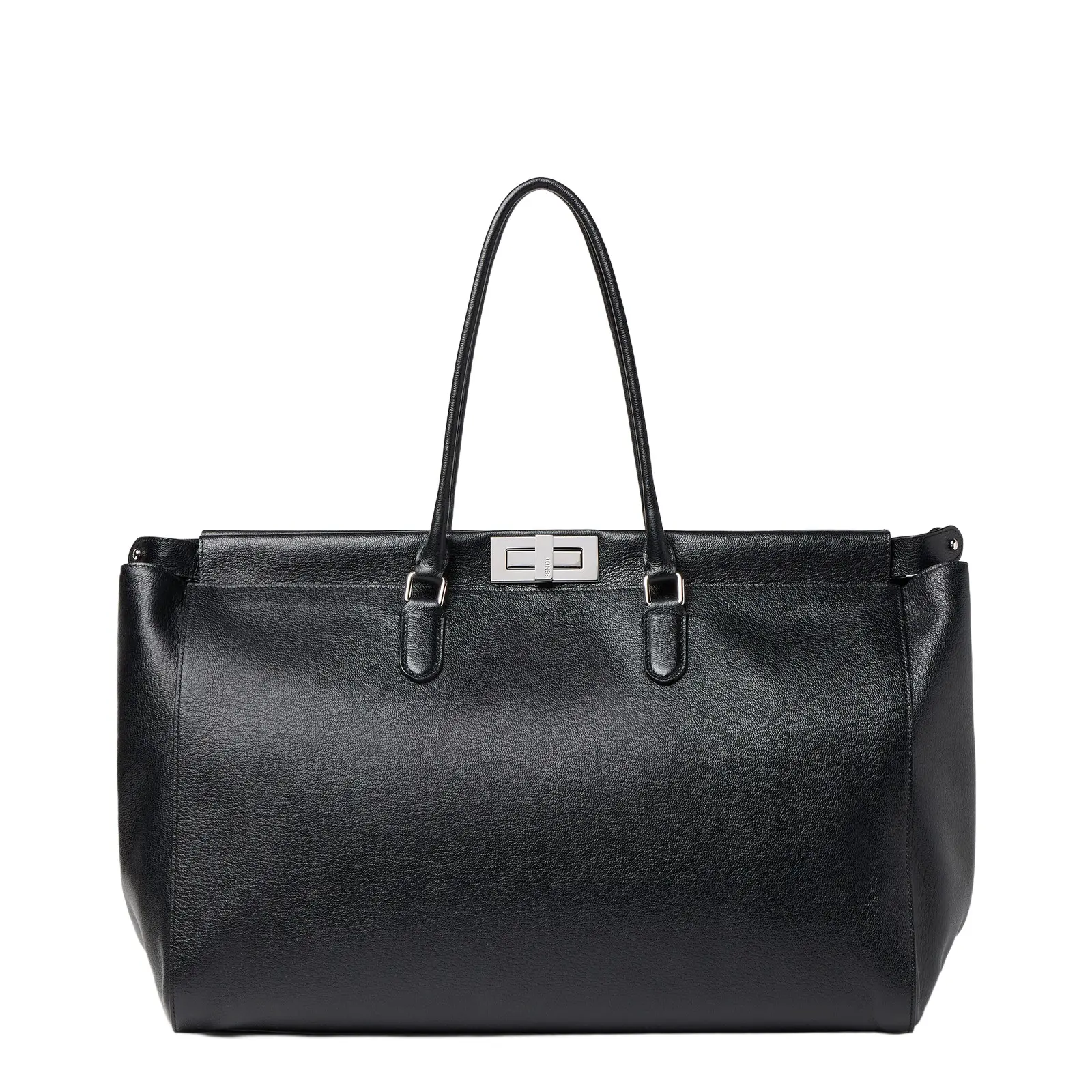 Fendi Peekaboo Tote Large Leather and Nappa Leather FF Bag