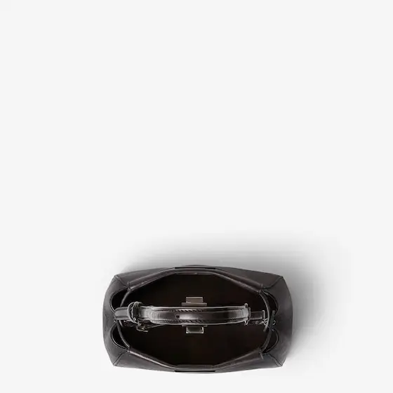 Fendi My Peekaboo XS Crackled Black Leather Bag | Thumbnail 4 Fendi My Peekaboo XS Crackled Black Leather Bag | Thumbnail 4